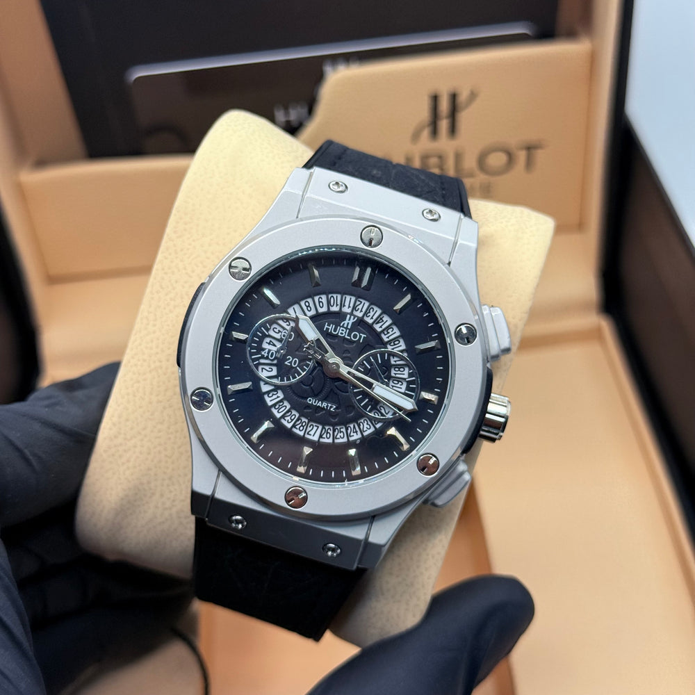 Hublot Black Skeleton Watch – All Black Luxury Automatic